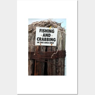 Fishing and Crabbing - Crisfield, MD Posters and Art
